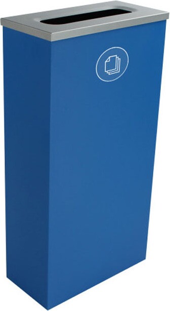 SPECTRUM SLIM Paper Recycling Container 10 Gal #BU101153000