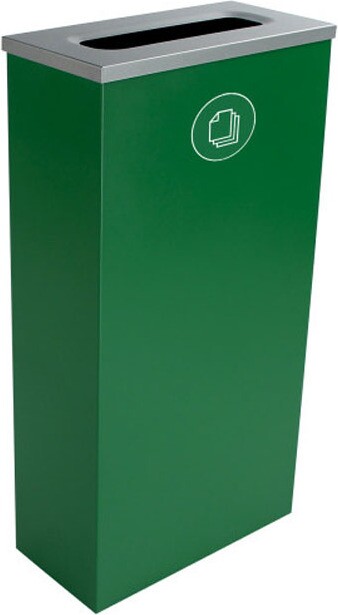 SPECTRUM SLIM Paper Recycling Container 10 Gal #BU101155000