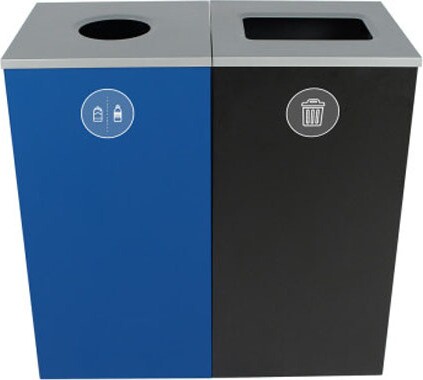 SPECTRUM Double Recycling Station 48 Gal #BU101181000 SPECTRUM Double Recycling Station 48 Gal #BU101181000
