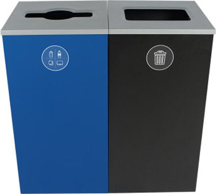 SPECTRUM Double Recycling Station 48 Gal #BU101182000 SPECTRUM Double Recycling Station 48 Gal #BU101182000