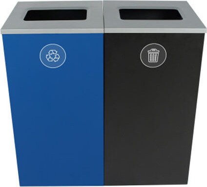 SPECTRUM Double Recycling Station 48 Gal #BU101183000 SPECTRUM Double Recycling Station 48 Gal #BU101183000
