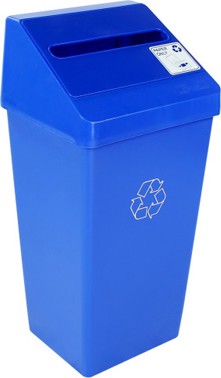 Poubelle de recyclage pour canettes et bouteilles SMART SORT, 22 gal #BU100843000