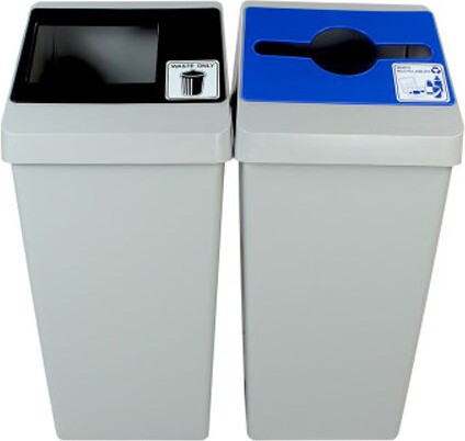 SMART SORT Station de recyclage double 44 gal #BU100845000