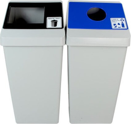 SMART SORT Double Recycling Station 44 Gal #BU100846000 SMART SORT Double Recycling Station 44 Gal #BU100846000