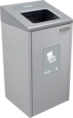 IKONA Single Container for Paper, 24 gal #BU104427000 IKONA Single Container for Paper, 24 gal #BU104427000