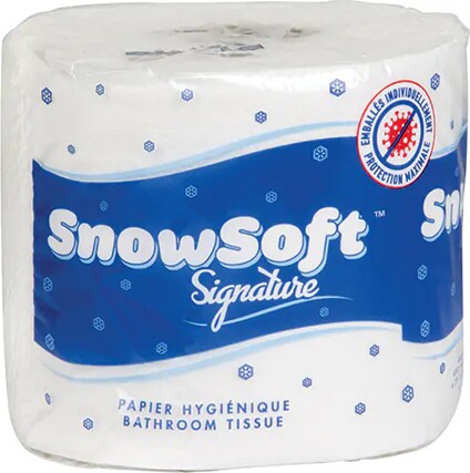 Papier hygiénique Snow Soft BTS60024, 2 plis, 24 x 600 /cse #SCXRH600240