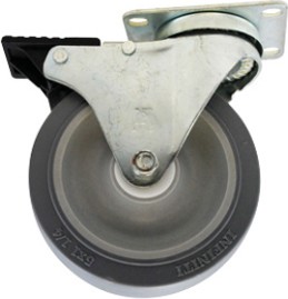 5" Heavy Duty Swivel Caster With Lock Rubbermaid 4532L2 #PR4532L2000