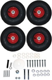 10" Pneumatic Wheel Kit For Carts Rubbermaid 4475 #PR4475L1000