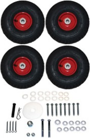 10" Pneumatic Wheel Kit For Carts Rubbermaid 4475 #PR4475L1000 10" Pneumatic Wheel Kit For Carts Rubbermaid 4475 #PR4475L1000