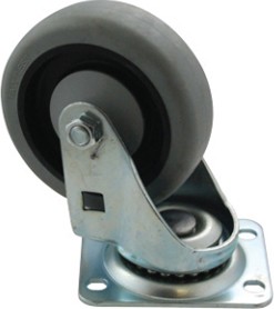 4" Swivel Caster Quiet Rubbermaid - HD 110 LTIME 25656 #PR256560000