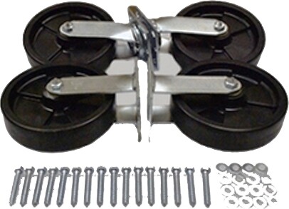 8" Polyolefin Swivel and Fixed Caster Kit #PR4441L1000 8" Polyolefin Swivel and Fixed Caster Kit #PR4441L1000
