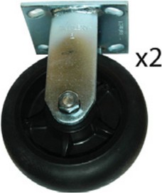 Rigid Caster Rubbermaid 7931L3 #PR7931L3000 Rigid Caster Rubbermaid 7931L3 #PR7931L3000