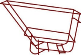 Frame Assembly For Tilt Truck - Red - 1046L5RED #PR1046L5RED