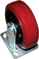 Red Rigid Casters Rubbermaid - 9T50L4 #PR9T50L4000