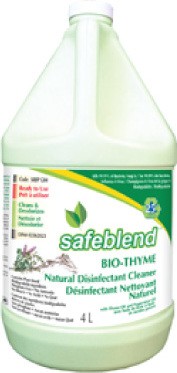 Bio-Thyme nettoyant et désinfectant naturel prêt à utiliser Safeblend #JVSRBP004.0 Bio-Thyme nettoyant et désinfectant naturel prêt à utiliser Safeblend #JVSRBP004.0