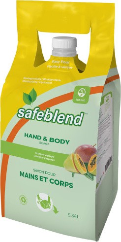 SAFEBLEND Savon pour les mains et le corps au parfum mangue papaye #JVHLMP05.34 SAFEBLEND Savon pour les mains et le corps au parfum mangue papaye #JVHLMP05.34