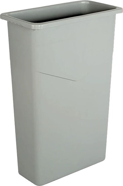 Indoor Slim Waste Container 23 gal #GL009510GRI