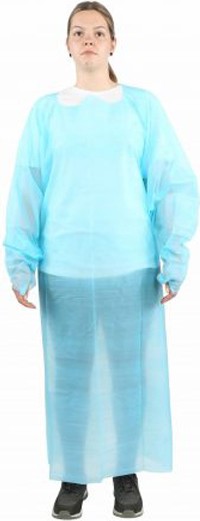 Blouse d'isolation de grade médical en polypropylène, Grand format #GL007780000