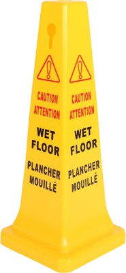 Cône de sécurité large bilingue #GL007200000 Cône de sécurité large bilingue #GL007200000