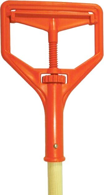 Manche de vadrouille en bois Orange de concierge 64" #WH000095000 Manche de vadrouille en bois Orange de concierge 64" #WH000095000