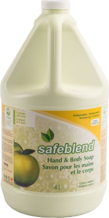 Hand And Body Soap Green Apple Safeblend #JVHLGR004.0