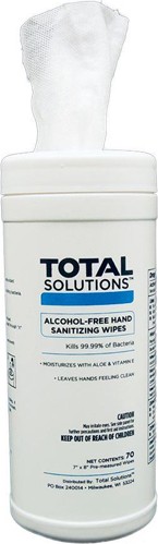 Alcohol-Free Hand Sanitizing Wipes #WH001445000