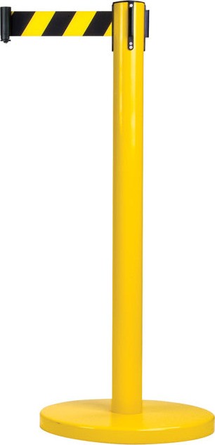 Free-Standing Crowd Control Yellow Barrier #TQSDN317000