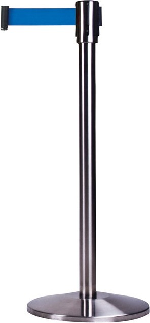 Barrière en acier inoxydable sur pied pour le contrôle des foules #TQSDN301000
