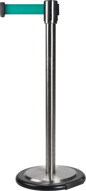Free-Standing Stainless Steel Barrier with Wheels #TQSDN323000