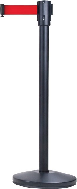 12' Free-Standing Barrier, Black #TQSDN773000