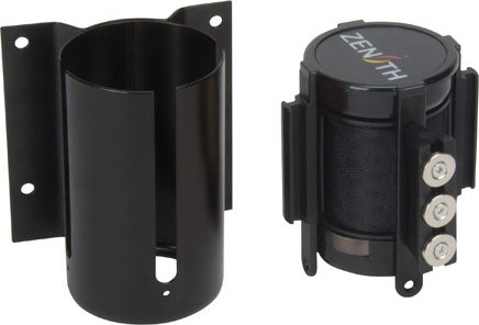 Black Wall Mount Barrier with Magnetic 12' Tape #TQSGQ998000