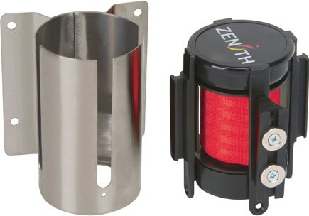 Stainless Steel Wall Mount Barrier with Magnetic 7' Tape #TQSGR024000