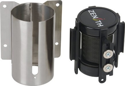 Stainless Steel Wall Mount Barrier with Magnetic 7' Tape #TQSGR018000