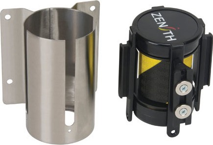 Stainless Steel Wall Mount Barrier with Magnetic 7' Tape #TQSGR017000