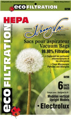 6X26H HEPA Microfilter Bag for Electrolux Upright Vacuums #JV06X26H000