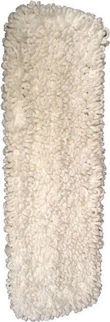 Vadrouille humide en microfibre bouclée blanche #WH003177000