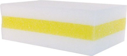 Éponge effaceur de taches de longue durée avec centre jaune Eradicator #WH007150000 Éponge effaceur de taches de longue durée avec centre jaune Eradicator #WH007150000
