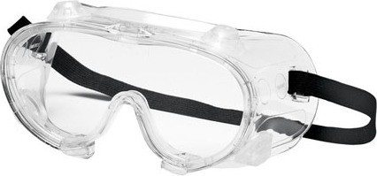 Lunettes anti-éclaboussures chimiques avec anti-buée #WH007320000