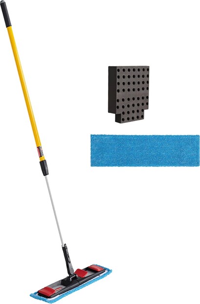 Adaptable Microfiber Flat Mop System #RB213242600