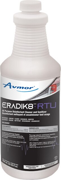 All Purpose Disinfectant Cleaner and Sanitizer ERADIK8 RTU #AV246321000