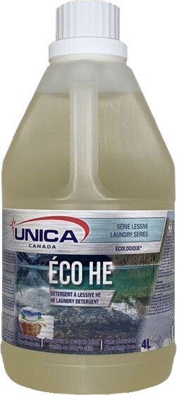 Eco HE Détergent à lessive concentré pour laveuse HE #QCNECH04000 Eco HE Détergent à lessive concentré pour laveuse HE #QCNECH04000