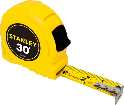 Tape Measure, 1" x 30' Stanley #TQTBP190000