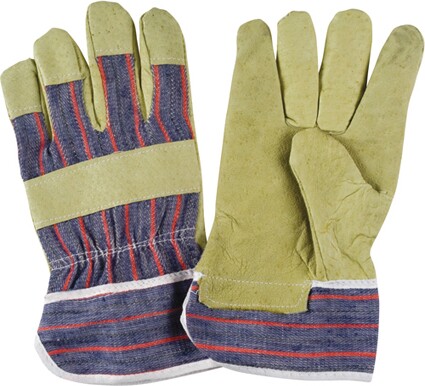 Fitters Gloves, Grain Pigskin Palm #TQSDP099000