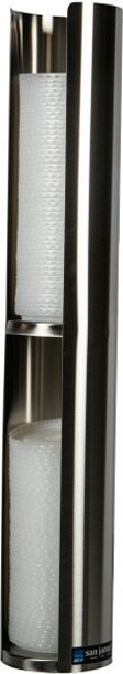 Distributeur mural double pour couvercle de verre et gobelet #AL0L3402000 Distributeur mural double pour couvercle de verre et gobelet #AL0L3402000