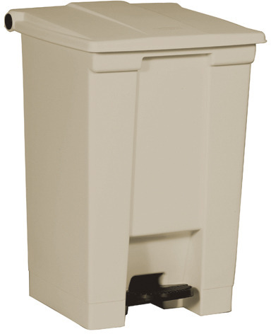 LEGACY Plastic Step-On Waste Container 12 Gal #RB006144BEI