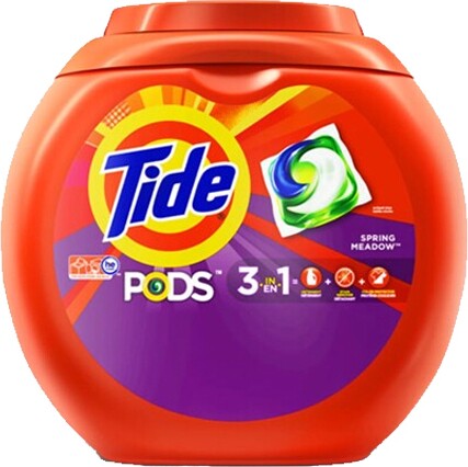 TIDE PODS 3 en 1 Détergent à lessive HE en capsule #PG091781000