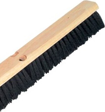 Polypropylene Push Broom with Wooden Bloc #CA00524T000 Polypropylene Push Broom with Wooden Bloc #CA00524T000