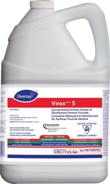 Virox 5, Nettoyant et désinfectant virucide concentré #JH101103735 Virox 5, Nettoyant et désinfectant virucide concentré #JH101103735