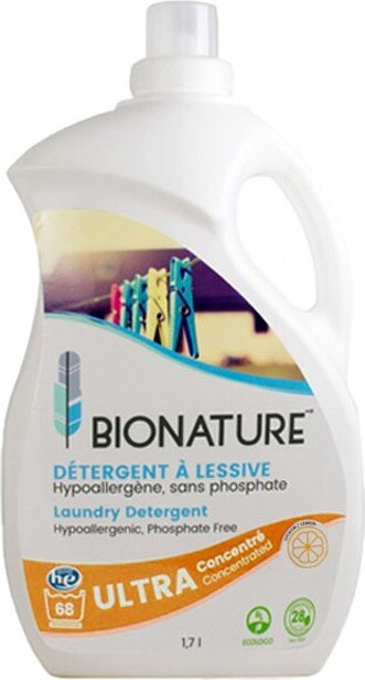 Détergent à lessive hypoallergène aux agrumes Bionature #QCBIO524000