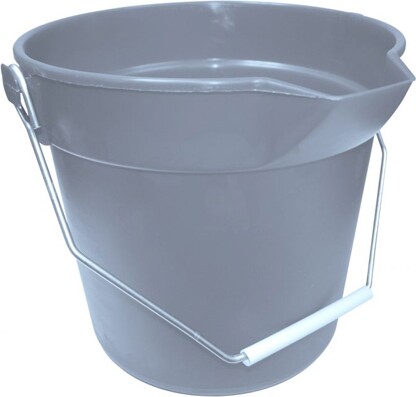 Heavy Duty Rond Pail with Pour Spout #WH000014GRI Heavy Duty Rond Pail with Pour Spout #WH000014GRI
